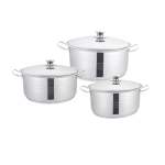 Silver Stainless Steel Pot - 6 Piece Set