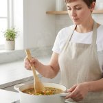 Long Handle Beech Wood Cooking Spoon