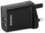Philips Dual Wall Charger + Sa Converter