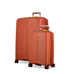 Evae 2 Piece Luggage Travel Sets - 2 Piece Medium Amber