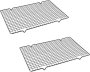 Twinpack Black Wire Cooling Rack Steel Organizer Kitchen Rack