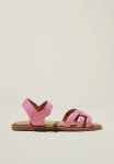 Cotton On Georgie Cross Over Sandal - Pink Gerbera