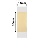 NB645 - - D11 D101 D110 H1S - 14X30MM - 195 Gold Transparent Labels