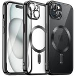 Magsafe Magnetic Shield For Iphone 14 Plus With Camera Lens Protector