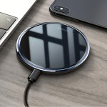 Wireless Charger 15W Max Wireless Charging Pad For Iphone 15 14 13 12 11 8 SE3 SE2 Series Samsung S23 S22 S21 S20 S10 S9 S8 S7 N