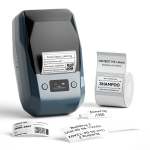 NB589 - - M2_H - 300DPI Thermal Transfer Bluetooth Label Printer - Incl Black Ribbon Cartridge & White 50X30MM Label