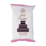 Satin Fondant Black