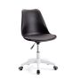 Focus - Replica Eames Chair With Wheels - Black