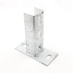 Mounting Rail T Base Bracket For Steel Substructure