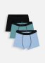 Plain Combed Cotton Trunks 3 Pack