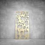 Laser Cut Screen - Design 066 - 2900 X 1400 X 20 Matt Gold Outdoor