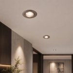 85MM Straight Recessed Downlight GU10 Various Colours - White