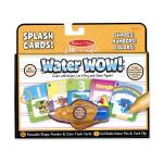 Melissa & Doug Water Wow Number Color Shape Cards On The Go Travel Activity