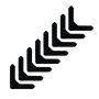 8PCSL Type Strong Non Marking Anti Slip Sticker/carpet Fixing Sticker