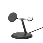 Belkin Boostcharge Pro 3-IN-1 Magnetic Charging Stand With QI2 Fast Wireless Charging White