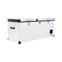 Snomaster 92.5L Low Profile Dual Compartment Mobile Fridge & Freezer Ac/dc – Stainless Steel