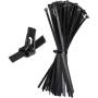 MicroWorld Nylon Cable Tie 100PCS/BAG – 4.8x200mm Self-Locking Flame-Retardant