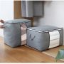 Large Foldable Quilt & Clothes Storage Bag With Zipper - Durable Polyester Perfect For Home Organization And Luggage Pieceing