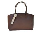 Chrisbella Ultracapacity Executive Huge Dark Brown Tote Bag