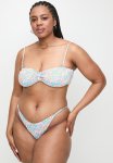 Cotton On Plus Bow Front Bikini Top - Gina Floral