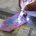 1PC Diy Artificial Diamond Painting Cross Stitch New Pen With LED Light Stone Artificial Diamond Point Pen Tools