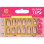 Pinky Goat Pre-glued Tips Champagne Shimmer 24 Nails