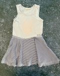 Naartjie Purple Heart Two Toned Dress 3Y