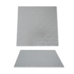 16 Inch Masonite Silver Square Cake Board