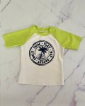 Woolworths White And Green Rash Vest 18 24M