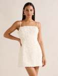 Kirby Sequin MINI Dress - 18 Porcelain