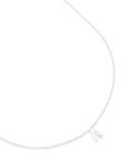Waterproof Stainless Steel MINI Bubble Letter A Necklace