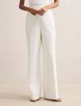 Marissa Petite Wide Leg Pants - 16 Porcelain