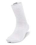 Kids' Ua Core Crew Socks 3-PACK - White Ylg