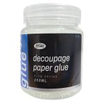 Atlas Decoupage Paper Glue 250ML Slow Drying