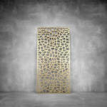 Wall Art D042 - 2900 X 1400 X 20 Indoor Matt Silver Cool White