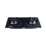 Totai Style 2 Burner Gas On Glass Hob Black