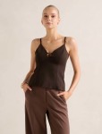 Emery Strappy Top - 18 Dark Chocolate