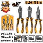 Ingco HKCPS5831 Plier Compound 3 Pcs SET200MM Cr V