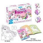Dreamland Magical Unicorn 96-PIECE Jigsaw Puzzle & Activity Set