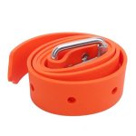 Diving Weight Belt Adjustable Silicone Freediving Weight Belt With Quick Release Buckle For Scuba Diving Spearfishing 1.3 Meter