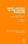 Input-output In The United Kingdom - Proceedings Of The 1968 Manchester Conference   Paperback