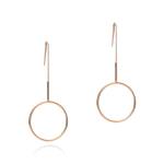 Celestial Pin Earrings - 18KT Rose Gold Vermeil