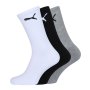 CAT Puma Logo 3-PACK Crew Socks