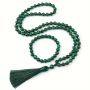 Set Of 108 Tassel Necklace And Malachite Bracelet