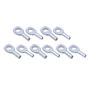 10 Pieces Steel Wire Rope Eyelets For 5MM Fitness Cable Rope