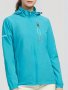 Women's Windproof And Waterproof Hiking Jacket With Hood - Full Zipper Long Sleeve Casual Sports Coat For Outdoor Activities