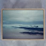 Sea Of Longing 1 Art Print - A1 Framed Canvas With Natural Wood Frame