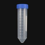 Conical Centrifuge Tubes 50ML 50 Pcs Sterile Plastic Tubes With Screw Caps Plastic Graduated And Write Marks Lab Test Container