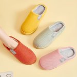 Unisex Warm Cozy Slides Comfortable Fuzzy Soft Slippers Plush Comfy Non-slip Home Shoes For Indoor Outdoor Bedroom Men's & Women
