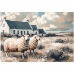 Tear Resistant Deco Print Karoo Sheep